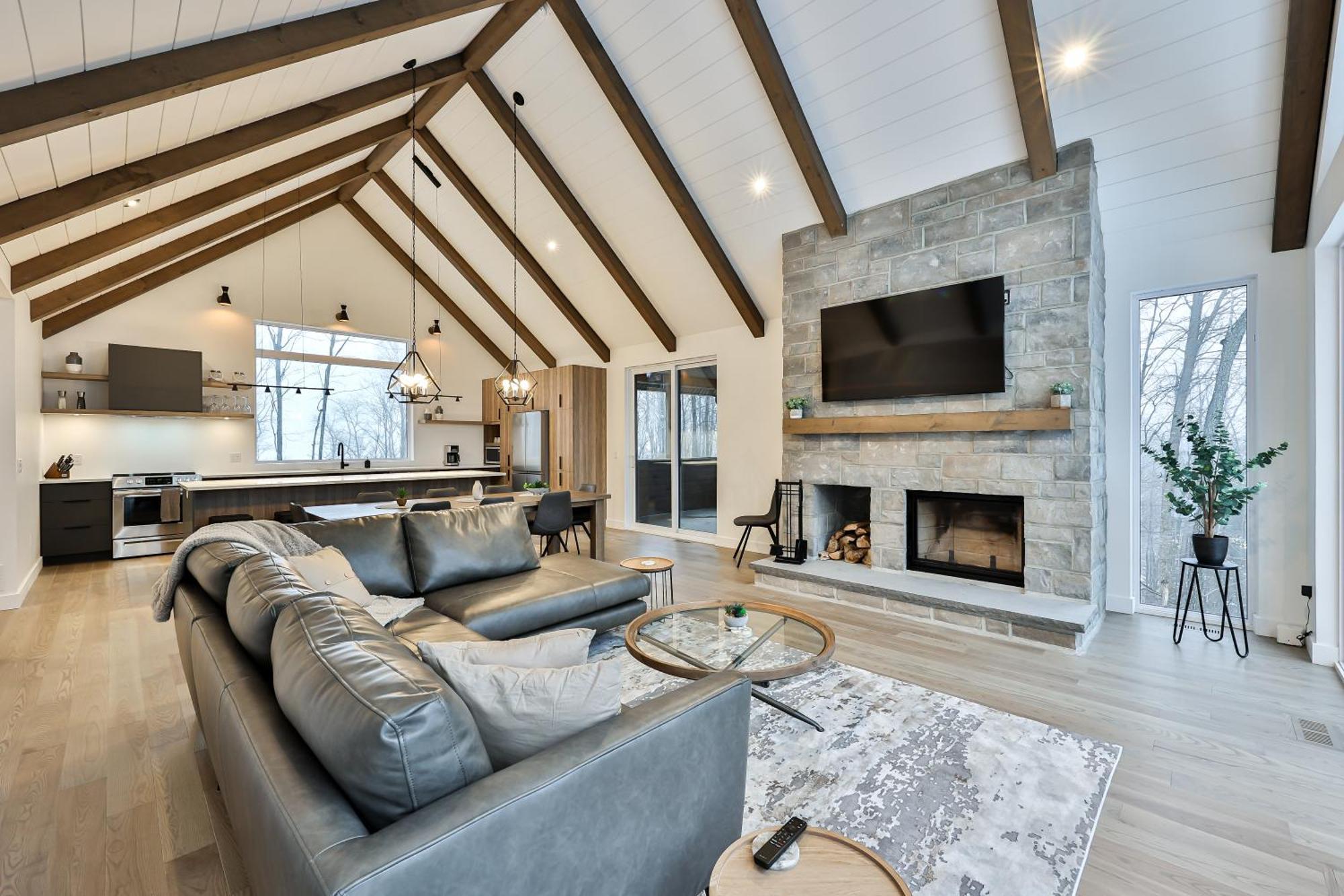 The Chic Shack - Golf, Ski, Spa Saint-Faustin Екстериор снимка